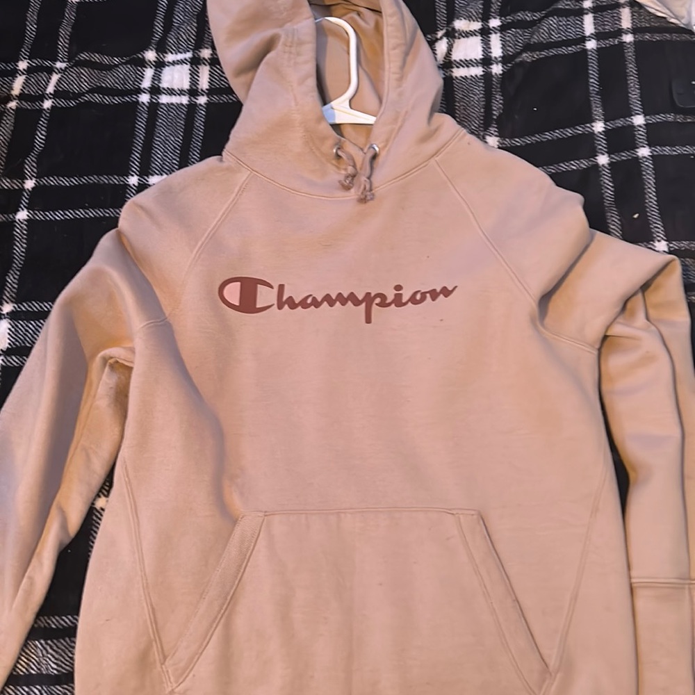 champion hoodie small thin but warm